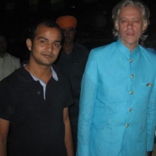 Bob Geldof Singer with Jain